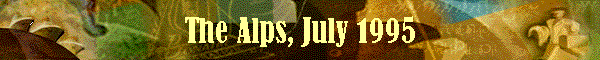 The Alps, July 1995